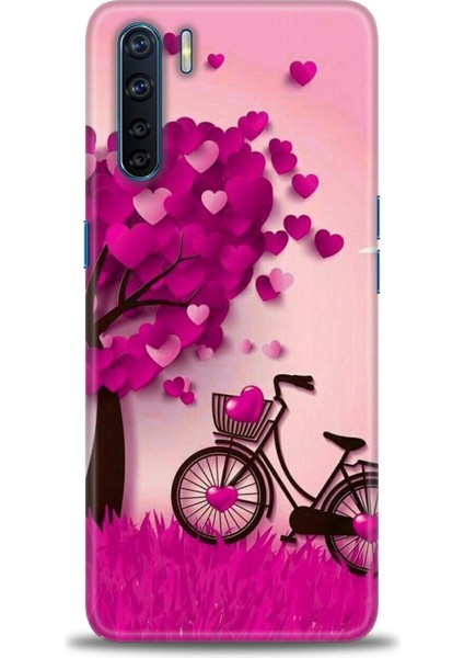 Oppo A91 Ile Uyumlu Hd Baskılı Silikon (Ortasertlikte) Kılıf - 843