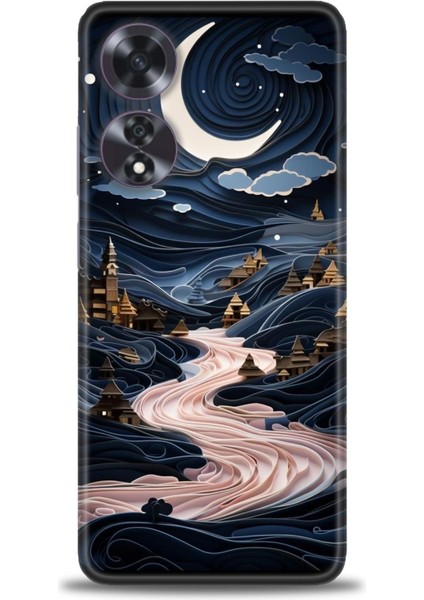 Oppo A60 Ile Uyumlu Hd Baskılı Silikon (Ortasertlikte) Kılıf - 618