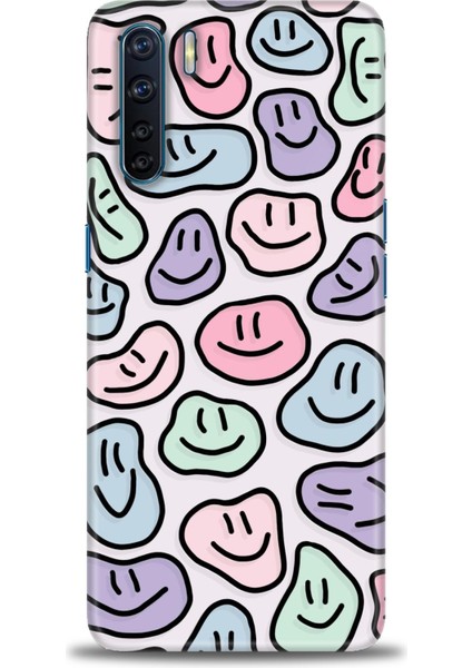 Oppo Reno 3 Ile Uyumlu Hd Baskılı Silikon (Ortasertlikte) Kılıf - 70