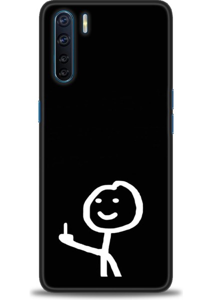 Oppo Reno 3 Ile Uyumlu Hd Baskılı Silikon (Ortasertlikte) Kılıf - 237