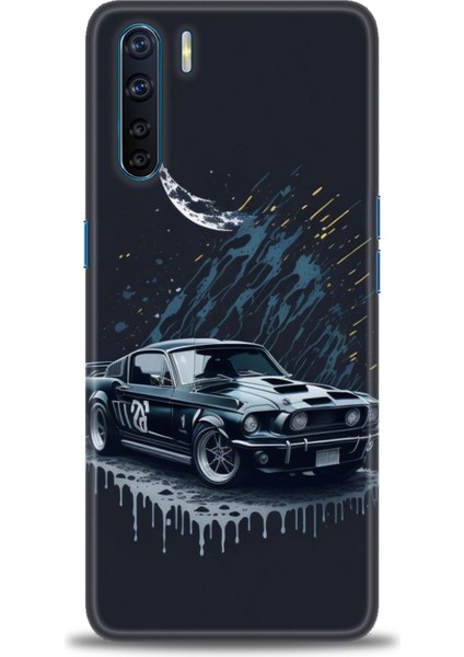 Oppo Reno 3 Ile Uyumlu Hd Baskılı Silikon (Ortasertlikte) Kılıf - 989