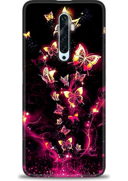 Oppo Reno 2z Ile Uyumlu Hd Baskılı Silikon (Ortasertlikte) Kılıf - 614