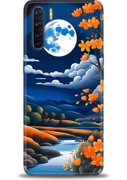 Oppo Reno 3 Ile Uyumlu Hd Baskılı Silikon (Ortasertlikte) Kılıf - 623