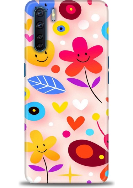 Oppo A91 Ile Uyumlu Hd Baskılı Silikon (Ortasertlikte) Kılıf - 546