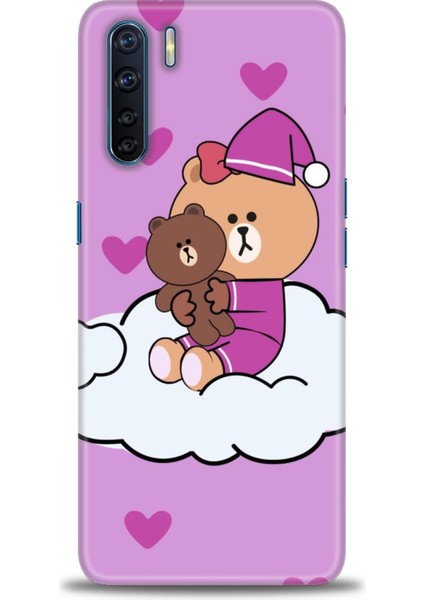 Oppo A91 Ile Uyumlu Hd Baskılı Silikon (Ortasertlikte) Kılıf - 398