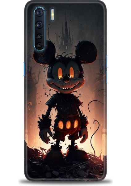 Oppo Reno 3 Ile Uyumlu Hd Baskılı Silikon (Ortasertlikte) Kılıf - 276