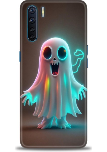 Oppo Reno 3 Ile Uyumlu Hd Baskılı Silikon (Ortasertlikte) Kılıf - 496