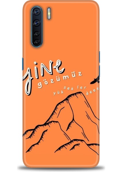 Oppo Reno 3 Ile Uyumlu Hd Baskılı Silikon (Ortasertlikte) Kılıf - 1071