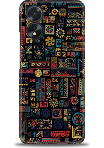 Oppo A38 Ile Uyumlu Hd Baskılı Silikon (Ortasertlikte) Kılıf - 822