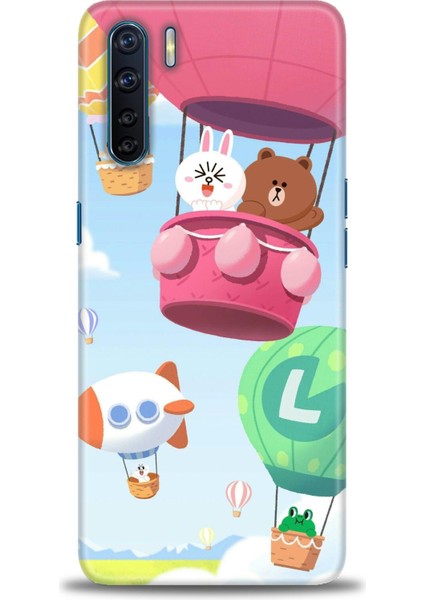 Oppo A91 Ile Uyumlu Hd Baskılı Silikon (Ortasertlikte) Kılıf - 373