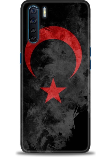 Oppo Reno 3 Ile Uyumlu Hd Baskılı Silikon (Ortasertlikte) Kılıf - 467