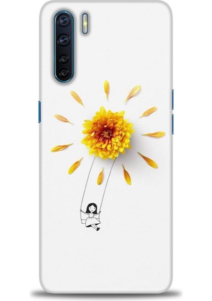 Oppo Reno 3 Ile Uyumlu Hd Baskılı Silikon (Ortasertlikte) Kılıf - 732