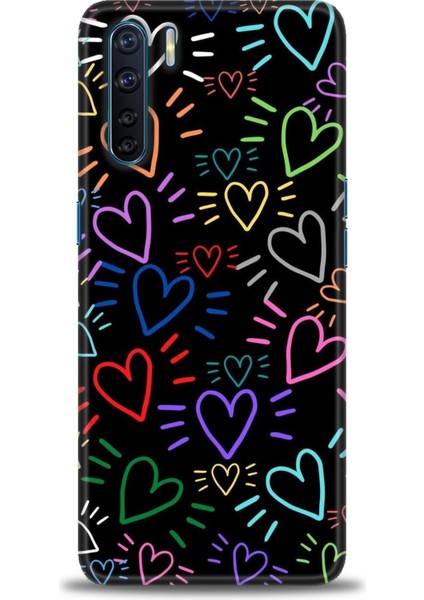 Oppo Reno 3 Ile Uyumlu Hd Baskılı Silikon (Ortasertlikte) Kılıf - 909