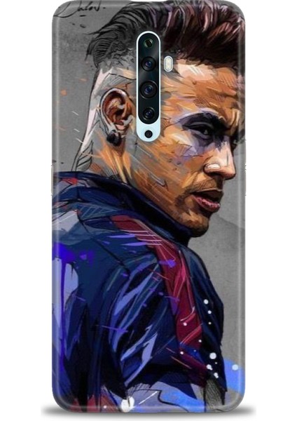 Oppo Reno 2z Ile Uyumlu Hd Baskılı Silikon (Ortasertlikte) Kılıf - 458