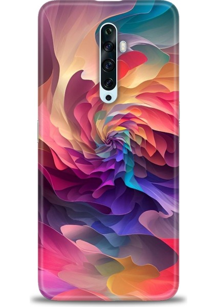 Oppo Reno 2z Ile Uyumlu Hd Baskılı Silikon (Ortasertlikte) Kılıf - 553