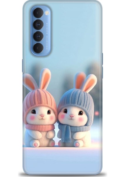 Oppo Reno 4 Pro Ile Uyumlu Hd Baskılı Silikon (Ortasertlikte) Kılıf - 193