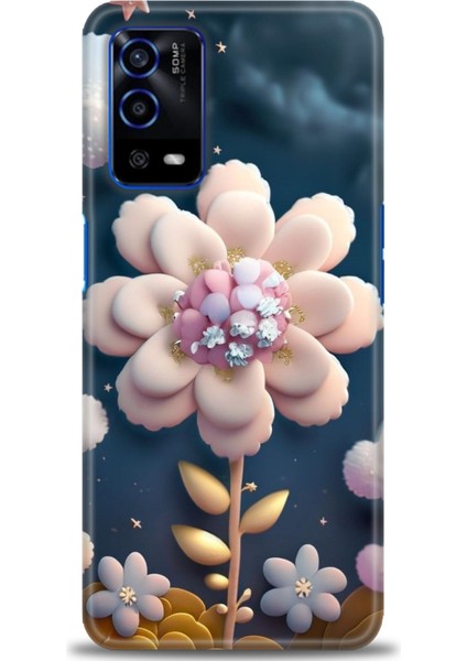Oppo A55 / A16 Ile Uyumlu Hd Baskılı Silikon (Ortasertlikte) Kılıf - 343