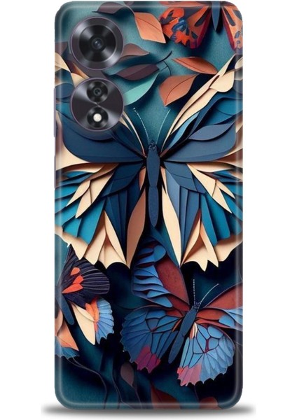 Oppo A60 Ile Uyumlu Hd Baskılı Silikon (Ortasertlikte) Kılıf - 521