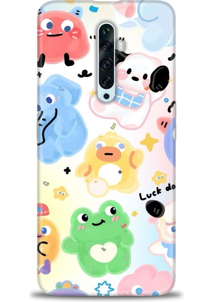Oppo Reno 2z Ile Uyumlu Hd Baskılı Silikon (Ortasertlikte) Kılıf - 1097