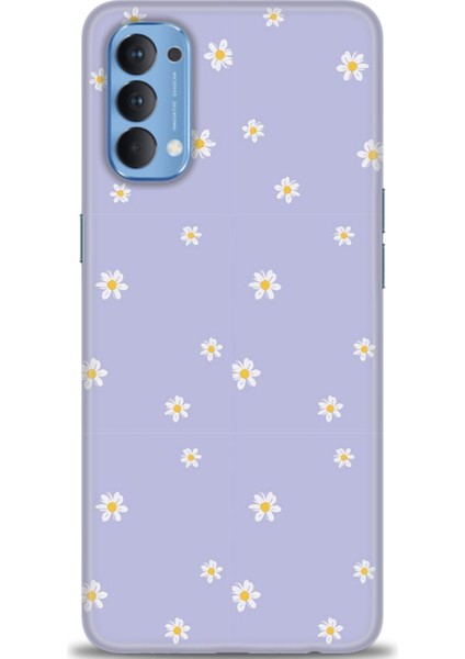 Oppo Reno 4 Ile Uyumlu Hd Baskılı Silikon (Ortasertlikte) Kılıf - 57