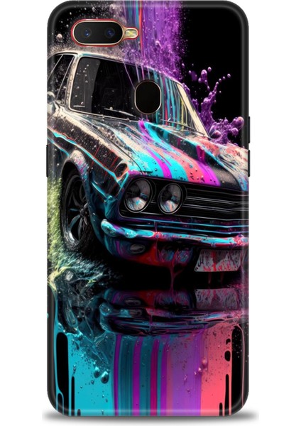 Oppo Ax7 / A5S Ile Uyumlu Hd Baskılı Silikon (Ortasertlikte) Kılıf - 574