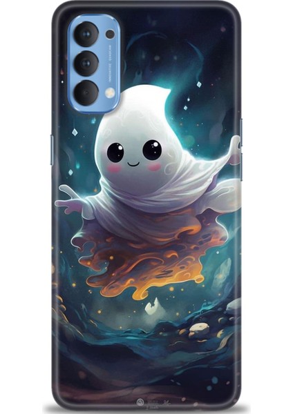 Oppo Reno 4 Ile Uyumlu Hd Baskılı Silikon (Ortasertlikte) Kılıf - 797