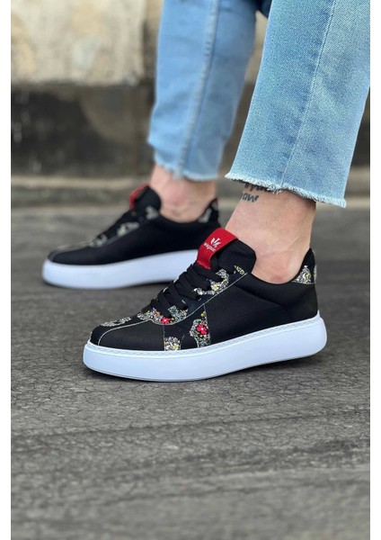 Wagoon WG040 Siyah Kurukafa Erkek Casual Ayakkabı