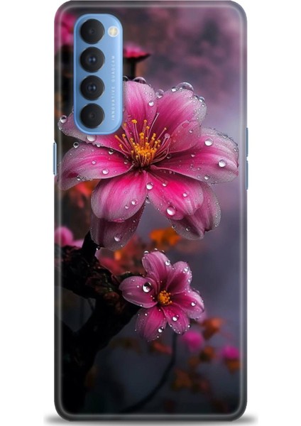 Oppo Reno 4 Pro Ile Uyumlu Hd Baskılı Silikon (Ortasertlikte) Kılıf - 311