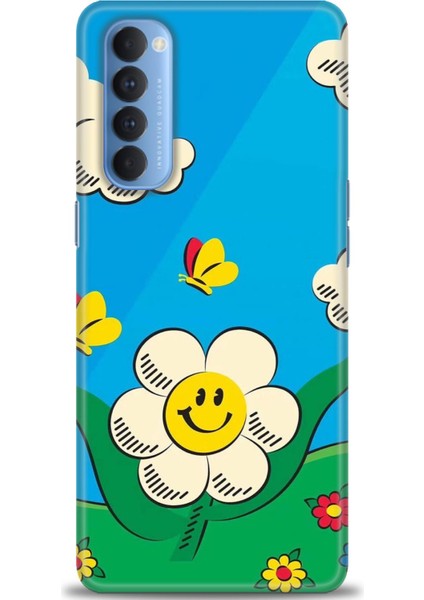 Oppo Reno 4 Pro Ile Uyumlu Hd Baskılı Silikon (Ortasertlikte) Kılıf - 317