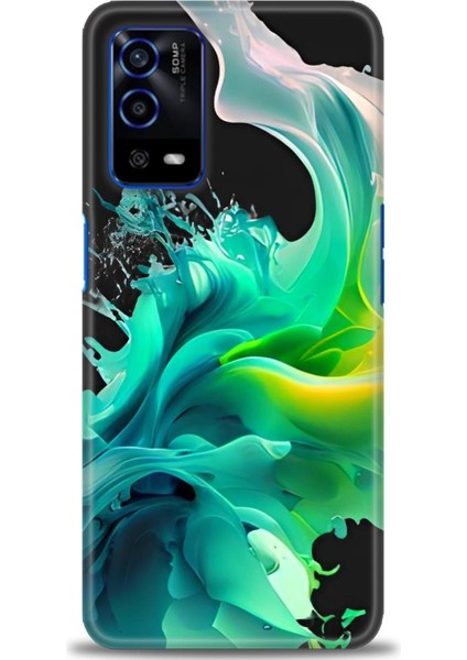 Oppo A55 / A16 Ile Uyumlu Hd Baskılı Silikon (Ortasertlikte) Kılıf - 554