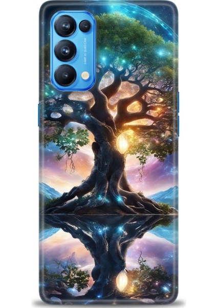 Oppo Reno 5 Pro Ile Uyumlu Hd Baskılı Silikon (Ortasertlikte) Kılıf - 888