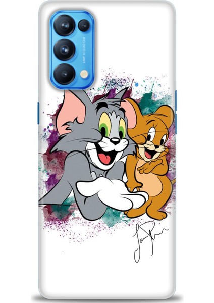Oppo Reno 5 Pro Ile Uyumlu Hd Baskılı Silikon (Ortasertlikte) Kılıf - 1098