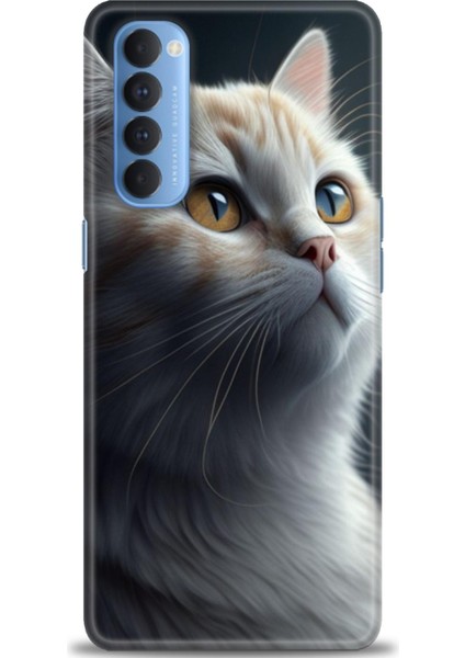 Oppo Reno 4 Pro Ile Uyumlu Hd Baskılı Silikon (Ortasertlikte) Kılıf - 104