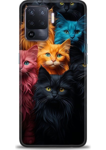 Oppo Reno 5 Lite Ile Uyumlu Hd Baskılı Silikon (Ortasertlikte) Kılıf - 126