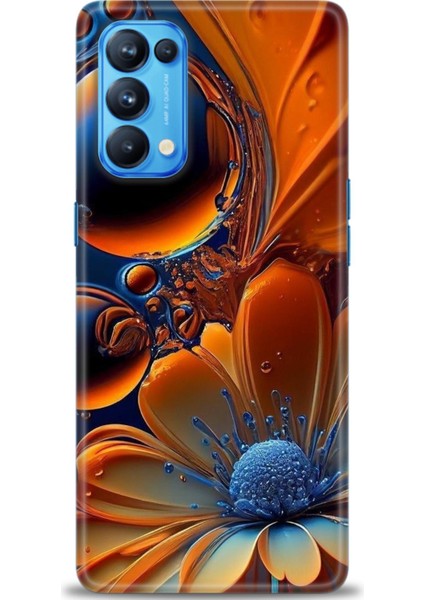 Oppo Reno 5 Pro Ile Uyumlu Hd Baskılı Silikon (Ortasertlikte) Kılıf - 360
