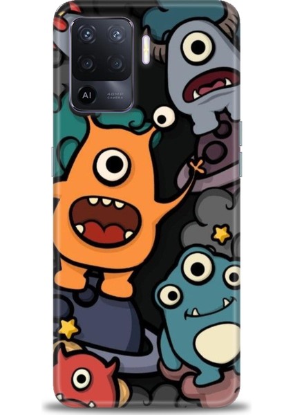 Oppo Reno 5 Lite Ile Uyumlu Hd Baskılı Silikon (Ortasertlikte) Kılıf - 963