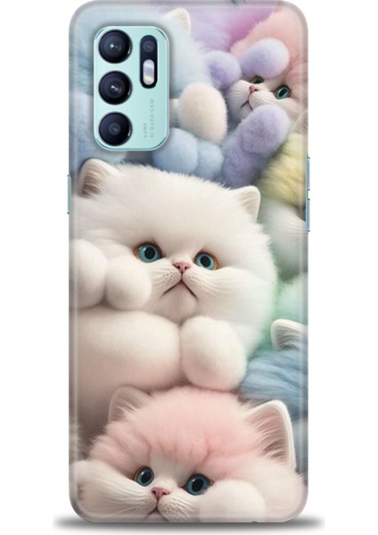 Oppo Reno 6 Ile Uyumlu Hd Baskılı Silikon (Ortasertlikte) Kılıf - 306