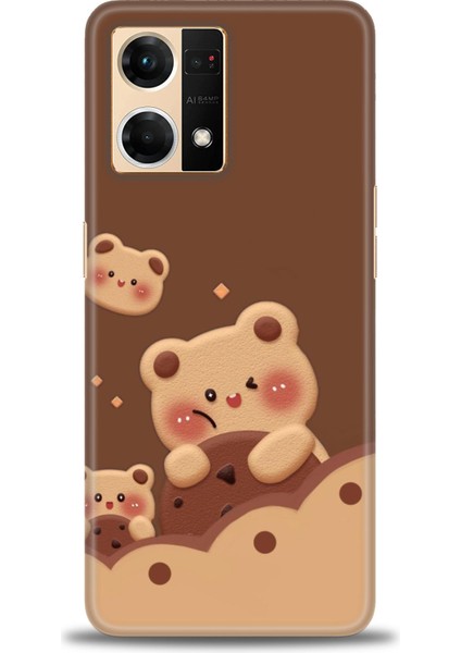 Oppo Reno 7 Ile Uyumlu Hd Baskılı Silikon (Ortasertlikte) Kılıf - 443