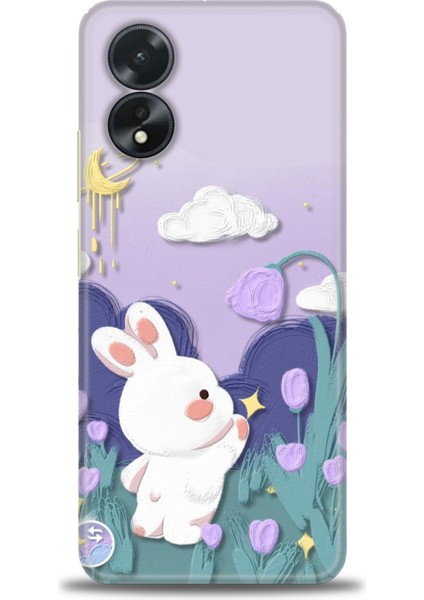 Oppo A38 Ile Uyumlu Hd Baskılı Silikon (Ortasertlikte) Kılıf - 676