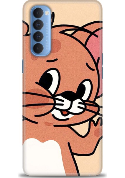 Oppo Reno 4 Pro Ile Uyumlu Hd Baskılı Silikon (Ortasertlikte) Kılıf - 381
