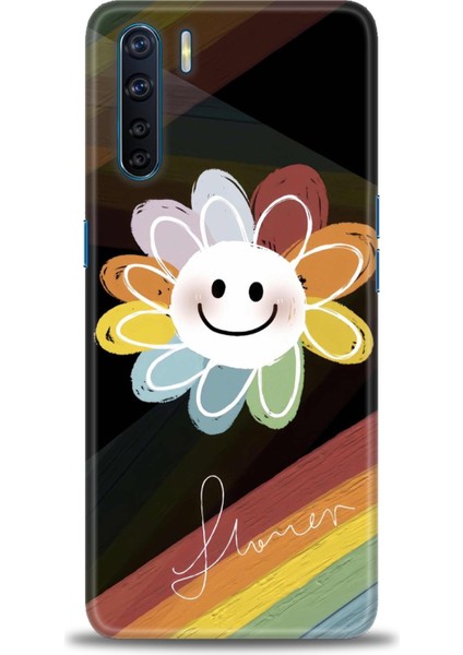 Oppo A91 Ile Uyumlu Hd Baskılı Silikon (Ortasertlikte) Kılıf - 779