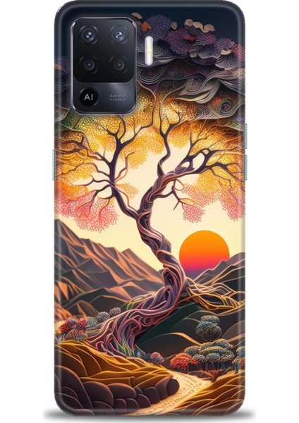 Oppo Reno 5 Lite Ile Uyumlu Hd Baskılı Silikon (Ortasertlikte) Kılıf - 613