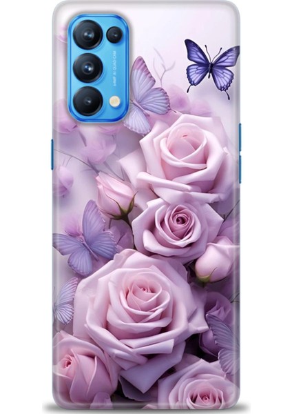 Oppo Reno 5 Pro Ile Uyumlu Hd Baskılı Silikon (Ortasertlikte) Kılıf - 530