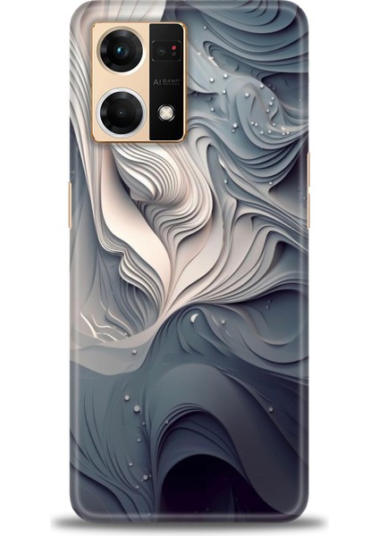 Oppo Reno 7 Ile Uyumlu Hd Baskılı Silikon (Ortasertlikte) Kılıf - 221