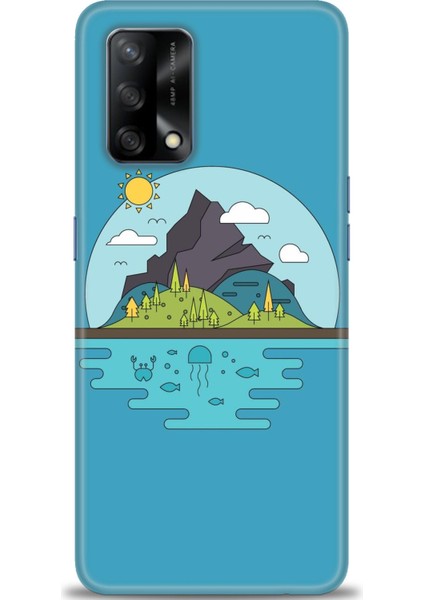 Oppo A74 Ile Uyumlu Hd Baskılı Silikon (Ortasertlikte) Kılıf - 845