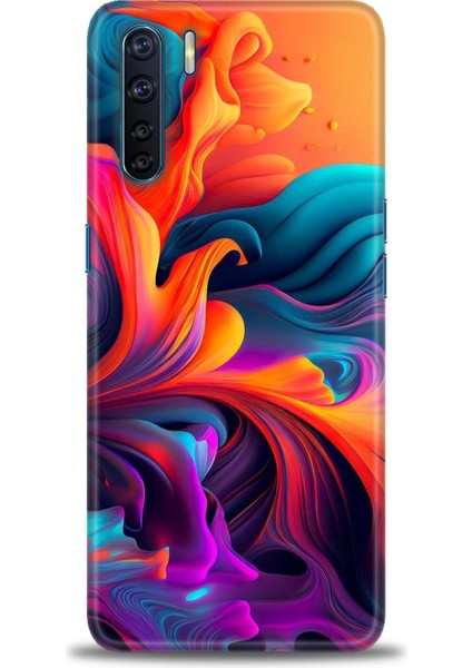 Oppo A91 Ile Uyumlu Hd Baskılı Silikon (Ortasertlikte) Kılıf - 806