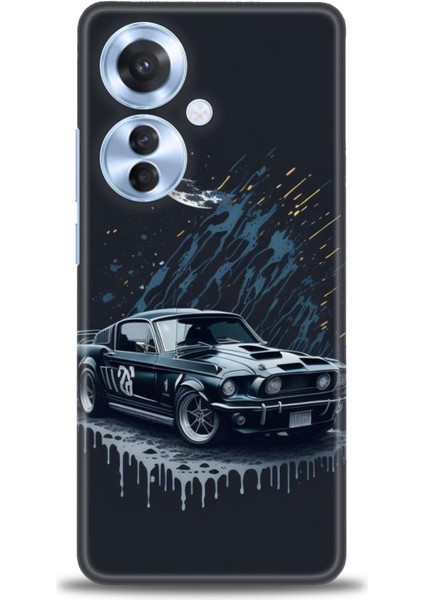 Oppo Reno 11F Ile Uyumlu Hd Baskılı Silikon (Ortasertlikte) Kılıf - 989