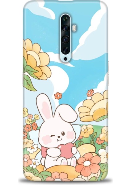 Oppo Reno 2z Ile Uyumlu Hd Baskılı Silikon (Ortasertlikte) Kılıf - 92