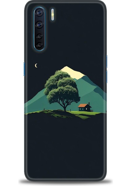 Oppo A91 Ile Uyumlu Hd Baskılı Silikon (Ortasertlikte) Kılıf - 564