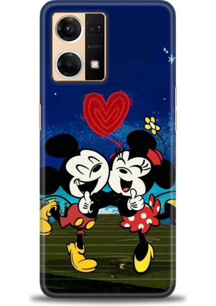 Oppo Reno 7 Ile Uyumlu Hd Baskılı Silikon (Ortasertlikte) Kılıf - 830